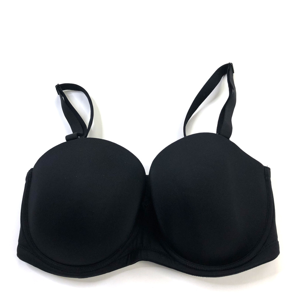 Wacoal Red Carpet Underwire Strapless Full Coverage Bra 854119 Size 36DDD Black